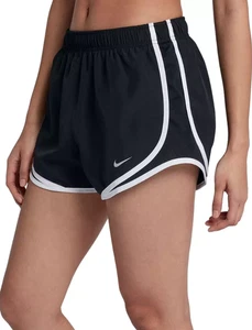 Nike Tempo Damen kurz gefütterte Laufshorts schwarz/weiß Größe Small 831558-011 - Bild 1 von 5