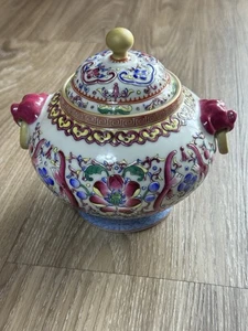 Chinese Porcelain Tea Maker Qianlong Dynasty & Vase Antique - Picture 1 of 5