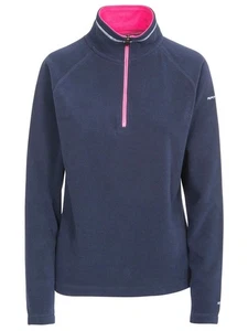 Trespass Skylar Womens Fleece AT100 Ladies Sweater Navy / Pink - Various Sizes - Picture 1 of 9