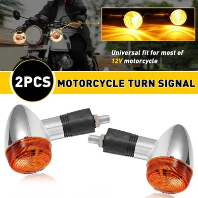 For Kawasaki Vulcan VN 1500 1600 1700 2000 800 900 Classic Turn Signal Lights US - Image 1 of 4