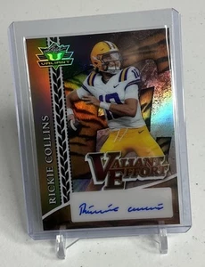 2024 Leaf Valiant Valiant Effort Prismatic Rickie Collins 3/3 Auto NM LSU - Picture 1 of 2