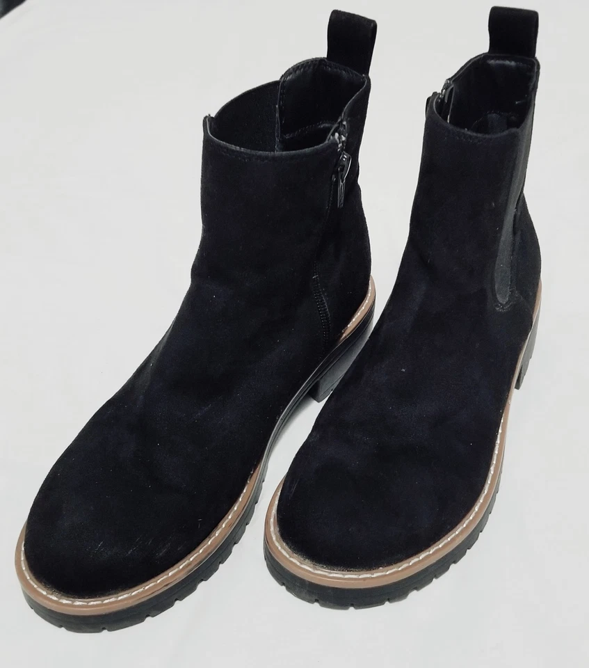 Женские черные сапоги Kensie Chelsea Kayla размер 8 М KS242100 - Изображение 1 из 4