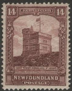 TORRE CABOT DE TERRANOVA 155 SG 174 1928 14c primera emisión de publicidad MNH CV $55  - Imagen 1 de 2