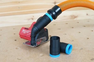 1 1/4" Shop Vac Hose Adapter for Milwaukee 12v Cut Out Tool - Picture 1 of 6
