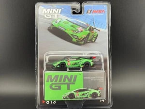 Mini GT Lamborghini Huracán GT3 EVO2 #63 Iron Lynx IMSA 23 Daytona 24 #813 1/64 - Picture 1 of 8