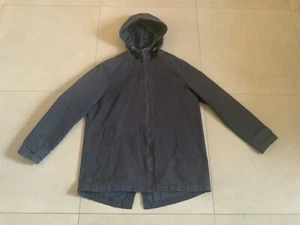 ASOS Herren Übergangsjacke, Gr. M, schwarz, Baumwolle mit Kapuze - Bild 1 von 4