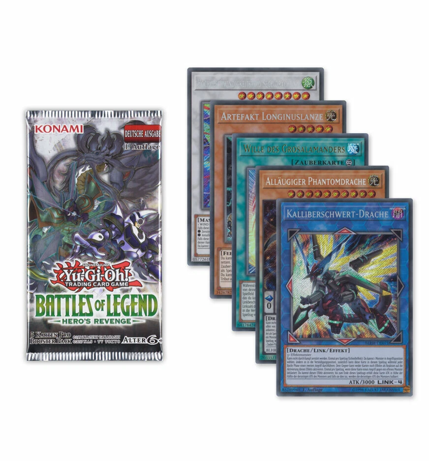 Yu-Gi-Oh! Battles of Legend Hero's Revenge BLHR TCG Karten 1. Auflage NM deutsch - Bild 1 von 1