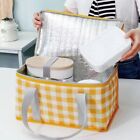 Oxford Cloth Foldable Picnic Baskets Large Capacity Lunch Bag  Outdoor