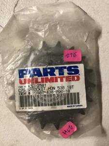 MOTORCYCLE PARTS UNLIMITED K22-2581 C/S SPROCKET HON 530 18T  - Imagen 1 de 1