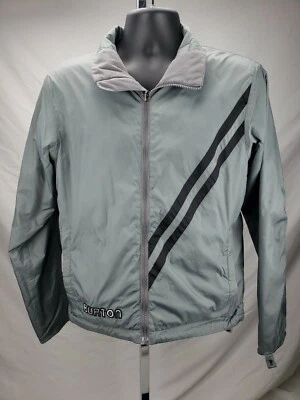 BURTON Men's Small Grey Ski Snowboard shell nylon fleece Jacket Nice - Image 1 of 4
