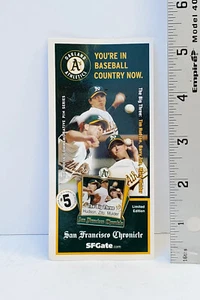 Oakland Athletics The Big Three Hudson Zito Mulder SF Chronik Metall Pin #5 - Bild 1 von 4