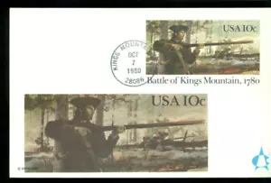 1980 tarjeta postal FDC - Scott # UX85 - Andrews Cachet UA - Imagen 1 de 1