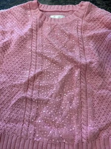 Justice Size 10 Pink Fun Sweater - Picture 1 of 3