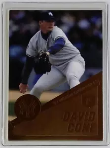 2000 Danbury Mint David Cone 1999 Yankees Championship 22KT tarjeta de oro #15 - Imagen 1 de 1