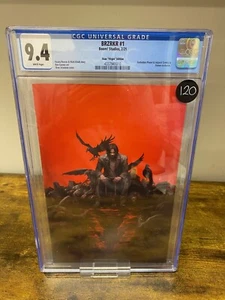 BRZRKR #1 2021 SKAN VIRGIN EDITION CGC 9.4 BOOM - Picture 1 of 1