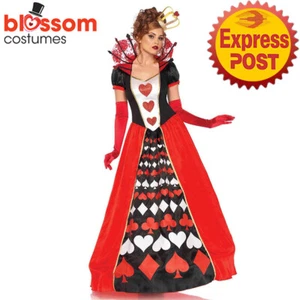 CA1580 Leg Avenue Queen of Hearts Alice in Wonderland Book Week Dress Up Costume - Picture 1 of 8
