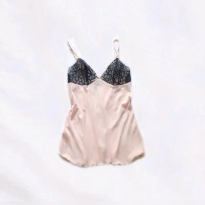 Fantasies Morgan Taylor чистый бледно-розовый черный белье ночное платье размер большой - Изображение 1 из 4