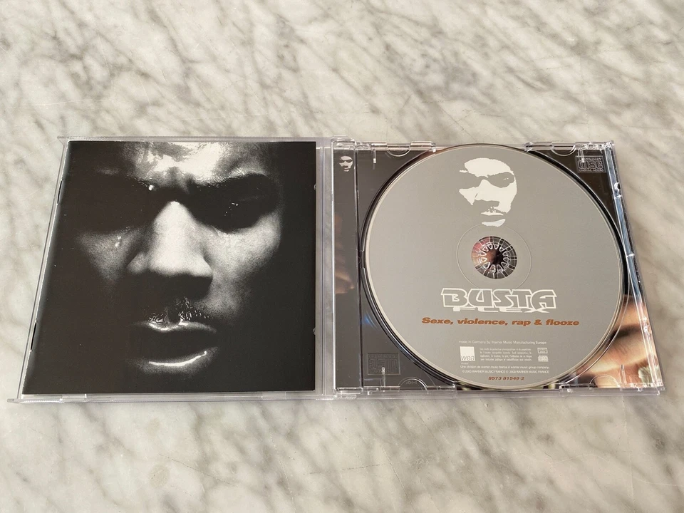Busta Flex Sexe, Violence, Rap, & Flooze CD MADE IN GERMANY 2000 WEA Music RARE! Foto 1 de 4