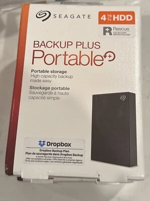 *NEW*Seagate One Touch STHP4000400 4TB 2.5" USB 3.0 Portable External Hard Drive - Image 1 of 2