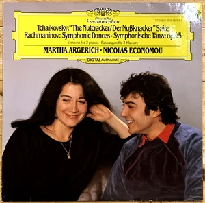 Tchaikovsky Nutcracker Suite f. 2 Pianos MARTHA ARGERICH NICOLAS ECONOMOU DGG LP - Picture 1 of 3