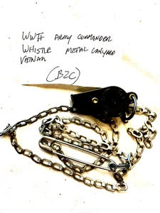 Vintage "COMMANDER” WHISTLE w/ CORK BALL; Made In USA - Picture 1 of 3