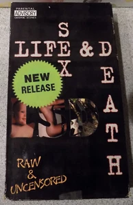 Life Sex & Death - Very Rare HTF OOP VHS - Picture 1 of 3