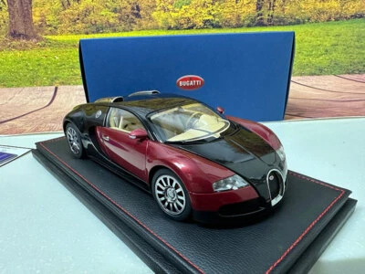 AUTOart 1:18 Bugatti VEYRON LEDITION EB 16.4 Diecast Model Car Blue/White/Red - Image 1 of 4