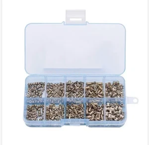 200pcs M2-M3 Kit Thread Brass Knurled Threaded Insert Embedment Nut Assortment - Picture 1 of 6