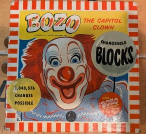 GASTON manufacturing Bozo The Capital Clown Puzzle Blocks 1,048,576 combinations - Picture 1 of 7