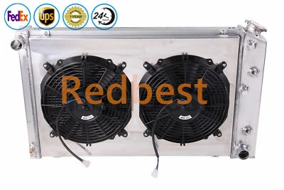 3 filas radiador, cubierta y ventilador para Chevrolet 1969-1981 Camaro/1980-1986 Caprice V8 Foto 1 de 4