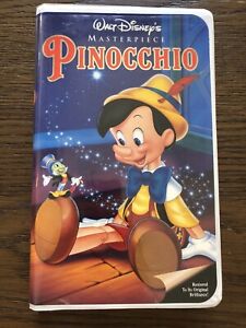 ULTRA RARE Pinocchio VHS Walt Disney Masterpiece Edition FREE SHIPPING ⚡️⚡️⚡️