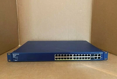 Netgear FS728TPv2 Netgear ProSafe FS728TP v2 Switch with PoE & Bracket -Inc VAT - Image 1 of 4