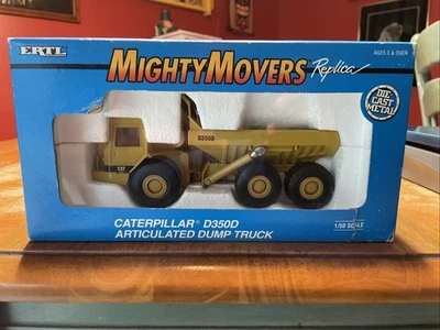 Camión de volteo articulado ERTL Caterpillar D350D modelo 2431 escala 1:50 nuevo Foto 1 de 4