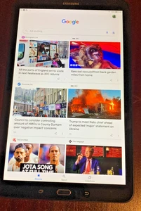 Black 32gb Galaxy Tablet SM-T580 10.1 Screen - Perfect working order - Picture 1 of 4