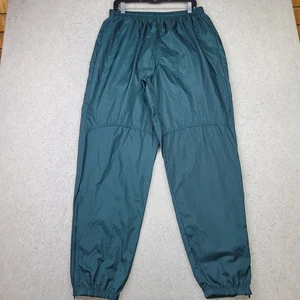 Vintage Nike Trainingshose Herren XL Smaragdgrün Nylon Kordelzug Y2K - Bild 1 von 13