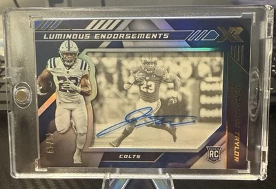 2020 Panini XR  Luminous Endorsements Jonathan Taylor Rookie Auto #46 Of 49 Colt - Image 1 of 2