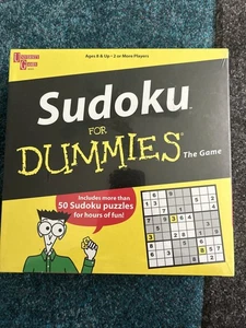 Sudoku for Dummies The Game by University Games Family Fun Board Game NEW Sealed - Picture 1 of 6