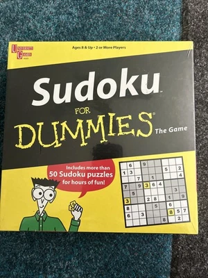 Sudoku for Dummies The Game by University Games Family Fun Board Game NEW Sealed - Image 1 of 4