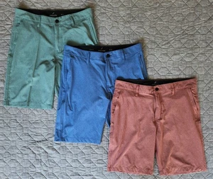 (3) Pairs of Atlantis Weathergear Men's Stretch Shorts; Size 34.  EUC!! - Picture 1 of 20