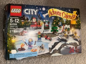 2015 Lego City 60099 Advent Calendar, Used and 100% Complete, Christmas, Retired