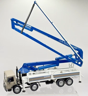 Diecast Schwing Concrete Pump Truck Our Rental Corp Blue White - Image 1 of 4