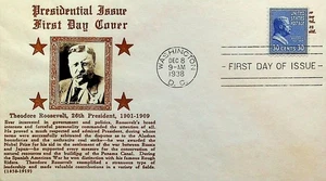 FDC #830-38a, 12/8/1938, D.C. CROSBY CACHET UNADDRESSED - Picture 1 of 2