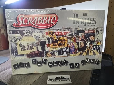 Scrabble The Beatles Edition Board Game Brand New Factory Sealed 2012 Hasbro Fun - Image 1 of 3