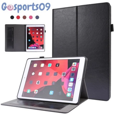 For iPad 7th 8th 9th Generation 10.2" Air 1/2 PU Leather Folio Case Stand Cover - Image 1 of 4