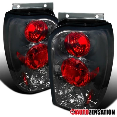Fit 1998-2001 Ford Explorer Smoke Tail Lights Rear Brake Lamps Left+Right 98-01 - Изображение 1 из 4