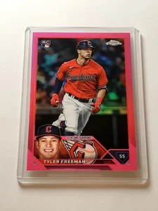 TYLER FREEMAN #16 RC 2023 TOPPS CHROME GUARDIANS PINK - Bild 1 von 2