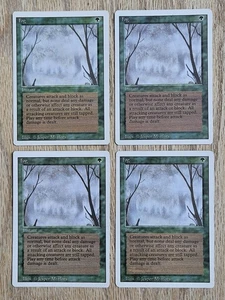 MTG - (x4) Fog, Edizione Riveduta. 3 sono come nuovi\quasi nuovi e 1 è leggermente giocato. - Foto 1 di 2