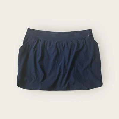 Lands End Swim Skirt with Shorts Skort Womens 24W Navy Blue - Image 1 of 4