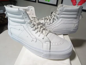 NEW VANS SK8-HI REISSUE ZIP LX BLENDS BONES OFF WHITE TRUE SZ 11.5 - VN-0ZSJG8F - Picture 1 of 9