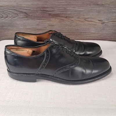 Men's Allen Edmonds " Shelton" black leather oxford dress shoe size 14 A - Image 1 of 4